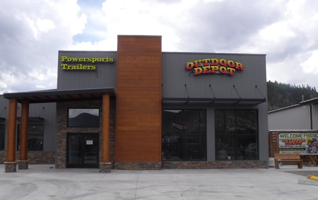 Outdoor Depot's creative commercial signage