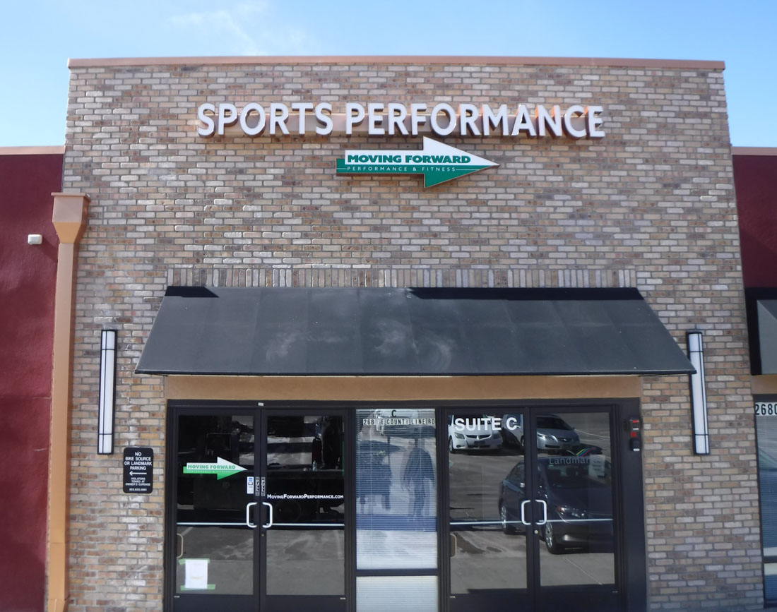 Sport performance channel letters