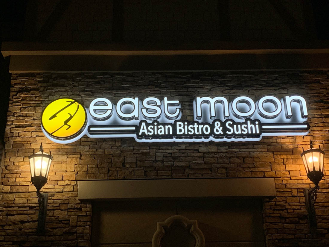 Asian Bistro & Suhshi illuminated sign